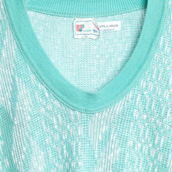 PT (Finland) 70s Vintage, Jacquard, Stockinette, Drop Shoulder - Picture 3 of 6